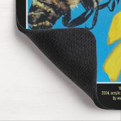 "Garden Dance" Gemälde auf einem Mousepad (Ecke)