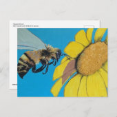 "Garden Dance" Gemälde auf einem Postkarte (Vorne/Hinten)