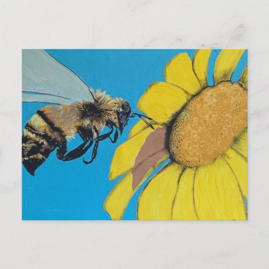 "Garden Dance" Gemälde auf einem Postkarte (Vorderseite)