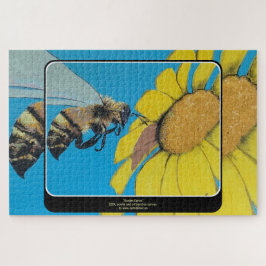 "Garden Dance" Gemälde auf einem Puzzle