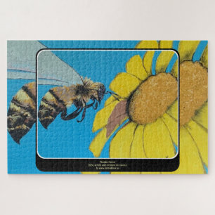 "Garden Dance" Gemälde auf einem Puzzle