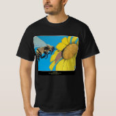 "Garden Dance" Gemälde auf einem T-Shirt (Vorderseite)