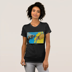 "Garden Dance" Gemälde auf einem T-Shirt