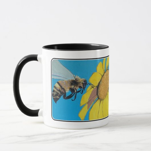 "Garden Dance" Gemälde auf einem Tasse (Links)
