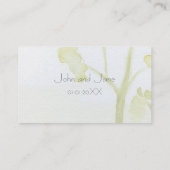 Garden Danke Business Card Visitenkarte (Rückseite)