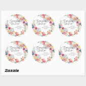 Garden Disco Bachelorette Favor Stickers (Blatt)