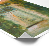 Garden Door by Kevin E. Slater Poster (Ecke)