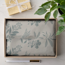 Garden Dream Elegant Botanical Silhouette - beige Seidenpapier