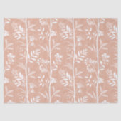 Garden Dream Elegant Botanical Silhouette - peach Seidenpapier (Vorderseite)