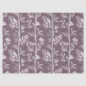 Garden Dream Elegant botanical silhouette - plum Seidenpapier (Vorderseite)