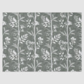 Garden Dream Elegant Botanicals - forest green Seidenpapier (Vorderseite)