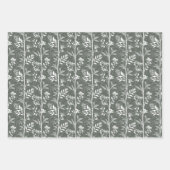 Garden Dreams Refined Floral Geschenkpapier Set (Vorderseite 3)
