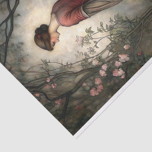 Garden Dreams Seidenpapier (Ausschnitt)