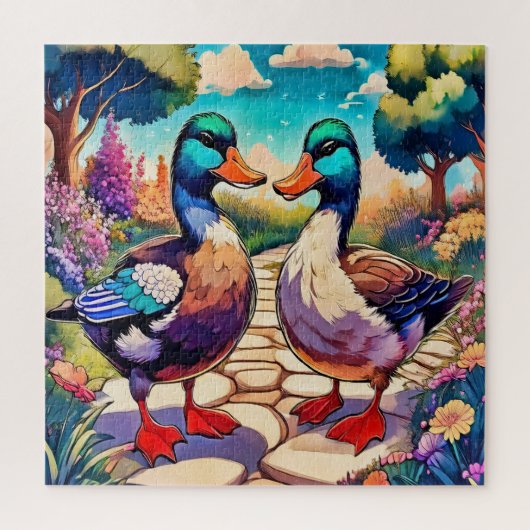Garden Ducks Puzzle (Vertikal)