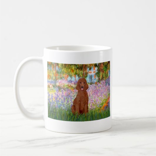 Garden - Dunkles rotes Poodle #1 Kaffeetasse (Links)