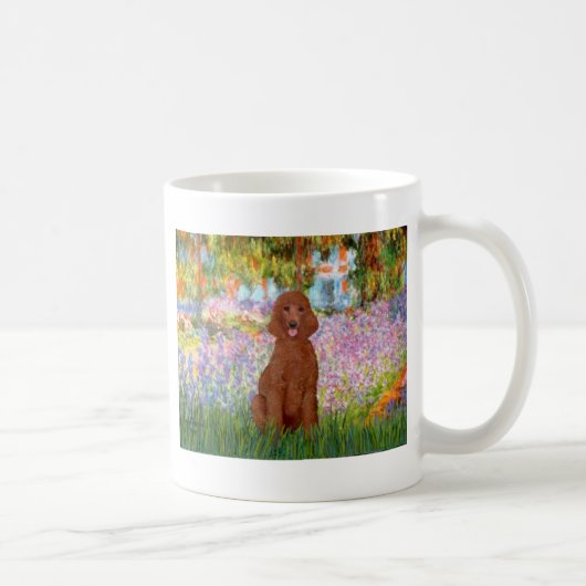 Garden - Dunkles rotes Poodle #1 Kaffeetasse (Rechts)