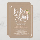 Garden Dusche Kinderdusche Einladung Kraft (Vorne/Hinten)