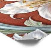 Garden Elegance Blumenzwiebelkarte Poster (Ecke)