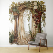 Garden Elegance Custom Wedding Backdrop Wandteppich (Beispiel)