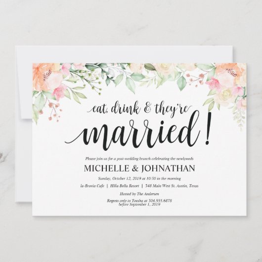 Garden Elegance Einladung (Vorderseite)