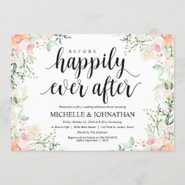 Garden Elegance Hochzeitliches Probe Dinner Einladung