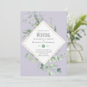 Garden Eucalyptus Greenery DUSTY Lila Wedding (Stehend Vorderseite)