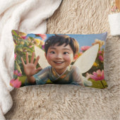 Garden Fairy Greetings Lendenkissen (Decke)