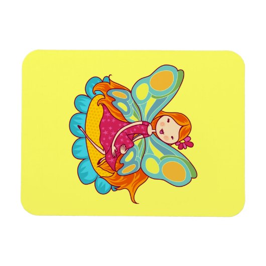 Garden Fairy Magnet (Horizontal)