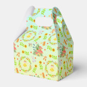 Garden Fairy mit Tierfreunden Geburtstagsparty Geschenkschachtel (Rückseite)