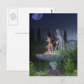 Garden Fairy Postkarte (Vorne/Hinten)