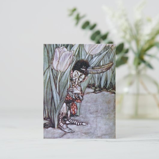 Garden Fairy Postkarte (Stehend Vorderseite)