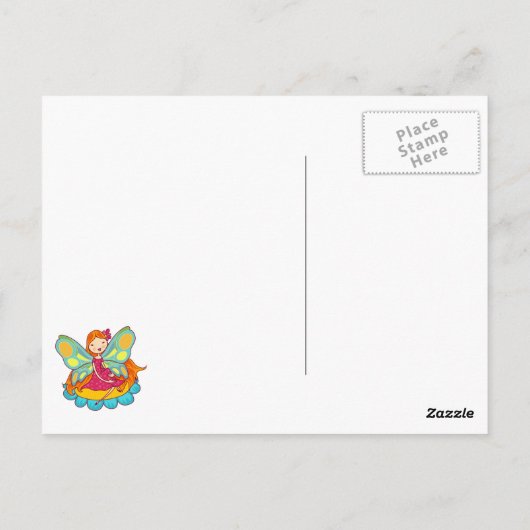 Garden Fairy Postkarte (Rückseite)