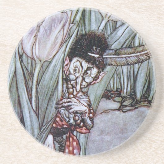 Garden Fairy Sandstein Untersetzer (Vorne)