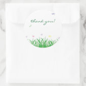 Garden Fairy Vielen Dank für die Rundschreiben-Auf Runder Aufkleber (Tasche)