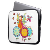 Garden Fairy With Flowers Laptopschutzhülle (Vorderseite Links)