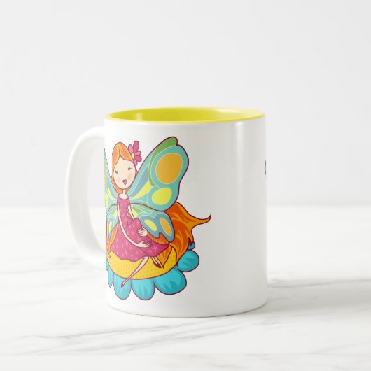 Garden Fairy Zweifarbige Tasse (Vorderseite Links)