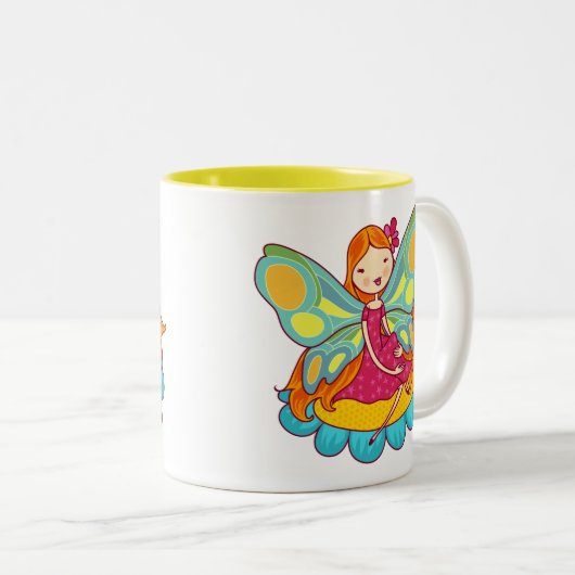 Garden Fairy Zweifarbige Tasse (VorderseiteRechts)