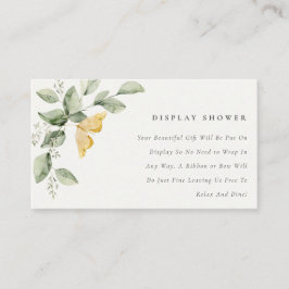 Garden Fauna Butterfly Display Dusche Baby Dusche Begleitkarte