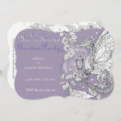 Garden Fee Dragon Einladung (Vorne/Hinten)