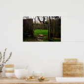 Garden Fence Poster (Küche)