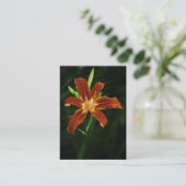 Garden Flame Mini Print Visitenkarte (Stehend Vorderseite)