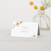 Garden Floral Bouquet Platzkarte (Rückseite)