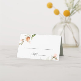 Garden Floral Bouquet Platzkarte