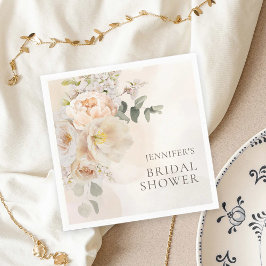 Garden Floral Eucalyptus Brautparty Serviette