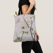 Garden Floral Mit Monogramm Pastete Tote Beutel Tasche (Von Nahem)