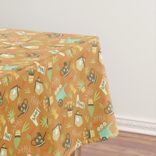 Garden Floral Mustard Tischdecke (Beispiel)