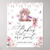 Garden Floral Niedlich Fairy Babys sind Sweet Post Poster (Vorne)