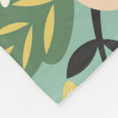 Garden Floral Pattern Fleecedecke (Ecke)
