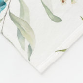Garden Floral Pattern Fleecedecke (Ecke)