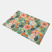 Garden Floral Pattern Fußmatte (Schrägansicht)